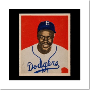 Jackie Robinson 1949 Bowman Posters and Art